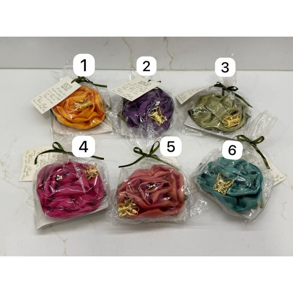 Vintage NYCO New York Winter Bright Rose Pin With Butterfly Accent
